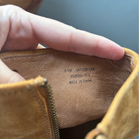 FRYE Suede Lace Up Heels- 8.5 - Picture 7 of 10